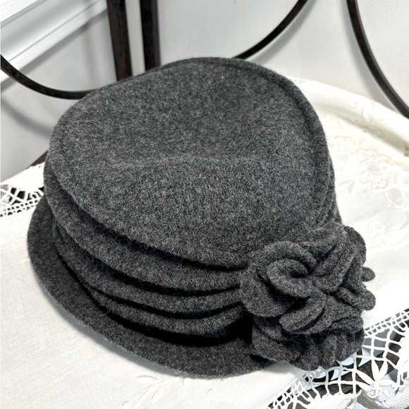 Scala Charcoal Wool Hat - Picture 7 of 7